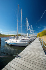 Fototapeta premium Hafen Seedorf, Insel Rügen