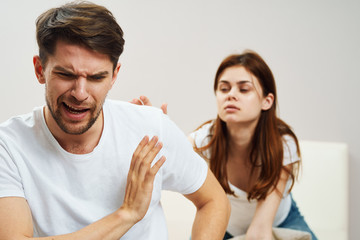 young couple having an argument