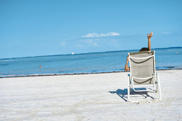 chair on the beach
