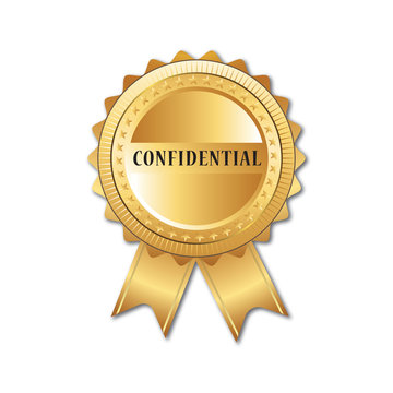 Confidential gold badge