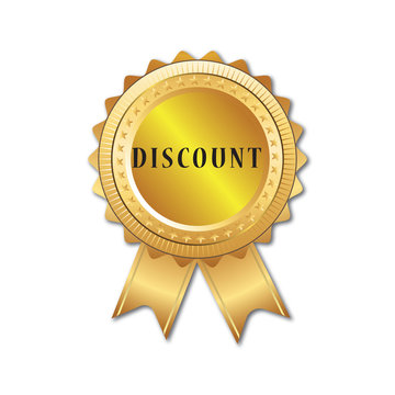 Discount gold badge