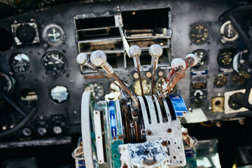 engine of an airplane
