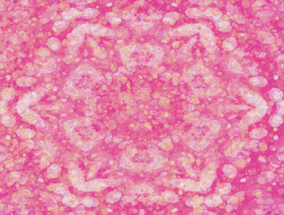 Obraz premium 3D colorful Kaleidoscope vintage abstract illustration background. Digital art pattern