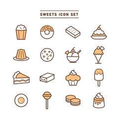SWEETS ICON SET