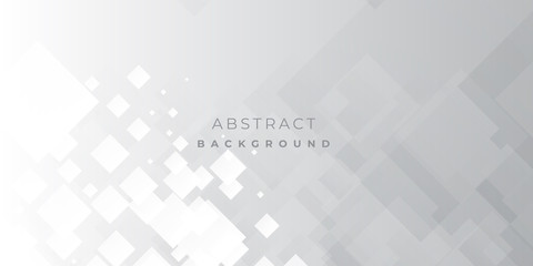 Fototapeta na wymiar White Grey Silver Box Rectangle Abstract Background Vector Presentation Design