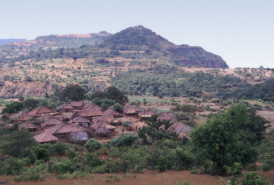 Mahadeo koli village. A typical Mahadeo Koli village in the Western Ghats near Bhimashankar