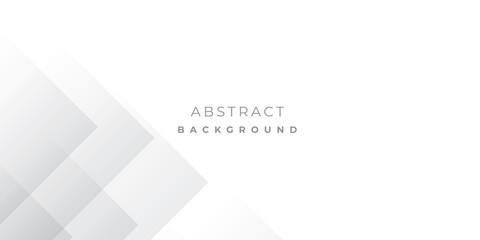 Fototapeta premium White Grey Silver Box Rectangle Abstract Background Vector Presentation Design