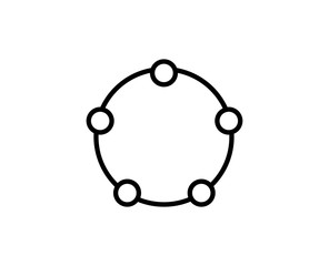 Connection line icon