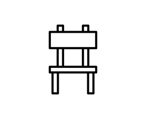 Chair line icon