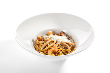 Frutti di Mare Spaghetti or Traditional Italian Seafood Pasta