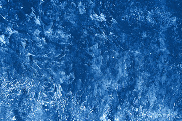 Classic blue peeled surface background