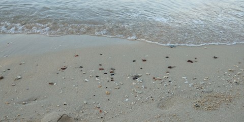 footprints in sand