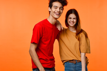 Fototapeta premium portrait of young couple