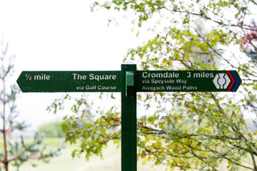 well marked trails in the Highlands