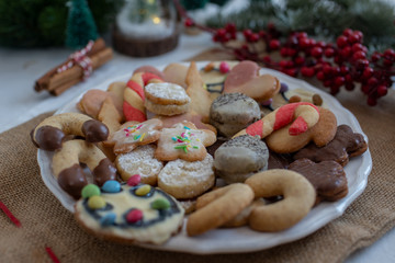 Home made traditional German Christmas Cookies