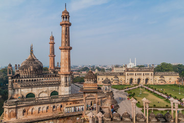 LUCKNOW, INDIA - FEBRUARY 3, 2017: Asfi mosque at Bara Imambara complex in Lucknow, Uttar Pradesh...