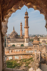 Asfi mosque at Bara Imambara complex in Lucknow, Uttar Pradesh state, India