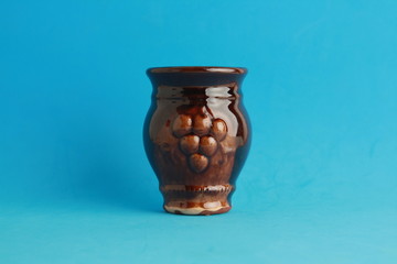 earthenware glass for old wine