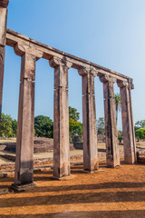Fototapeta premium Temple 18, ancient Buddhist monument at Sanchi, Madhya Pradesh, India