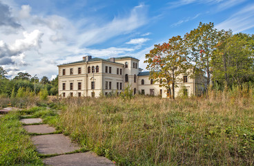 Razumovsky House (Getman Manor) - Mikhailovskaya Dacha. Hoffmeister (Cavalier) building. Peterhof....
