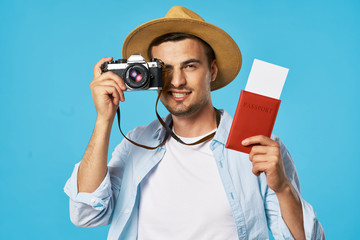 man with camera