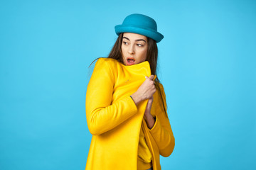 young woman in a hat