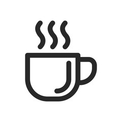 Cup of coffee icon vector logo symbol illustration EPS 10