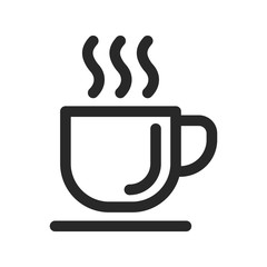 Cup of coffee icon vector logo symbol illustration EPS 10