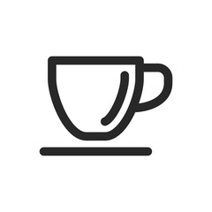 Cup of coffee icon vector logo symbol illustration EPS 10