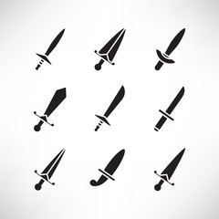 sword and rapier icons set