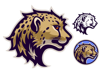 Cheetah head emblem