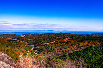 Naklejka premium 国見町千燈