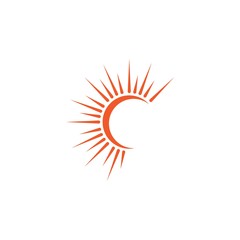 Sun icon Vector Illustration design Logo