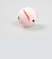 ice cream or ice cream scoop on background new.