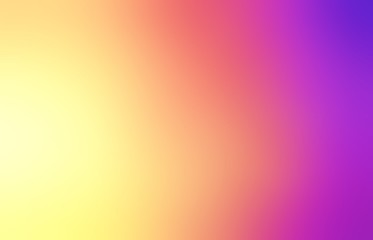 Rainbow colorful blur illustration. Empty background. Yellow orange pink lilac abstract gradient pattern.