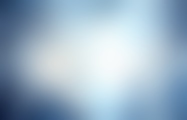 Blue dark smoke vignette empty background. Soft blur texture. Defocus illustration.