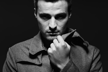 portrait of a man with cigar