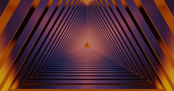 Abstract Tunnel Background fon 3d 4k