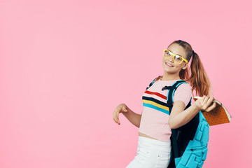 portrait of girl in a dress