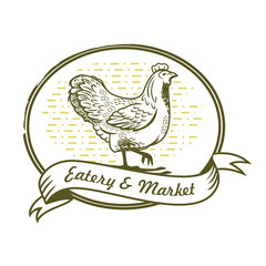 Fototapeta na wymiar Eatery and market logo