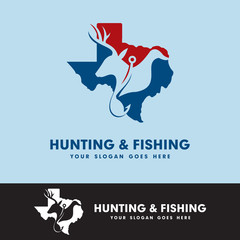 Texas Fishing and hunting logo