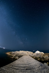 A beautiful fisheye- Milky Way taken above the Ligurian Sea in September