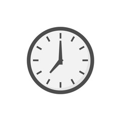 watch symbol time icon in flat style