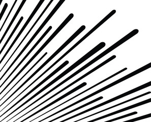 Digital image with a psychedelic stripes Wave design black and white. Optical art background. Texture with wavy, curves lines. Vector illustration