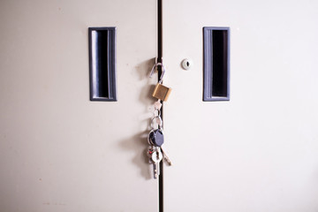 door handle and lock