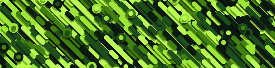 Color Abstract Lines and Circles  Generative Art background illustration