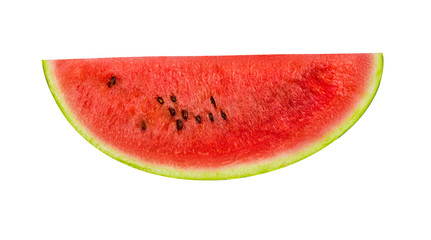 Watermelon isolated on white background with clipping path