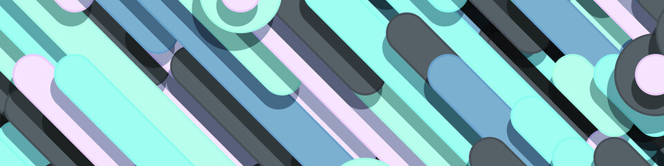 Color Abstract Lines and Circles  Generative Art background illustration