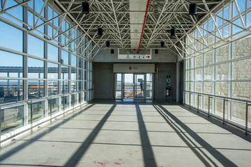 train station and shadow drawing