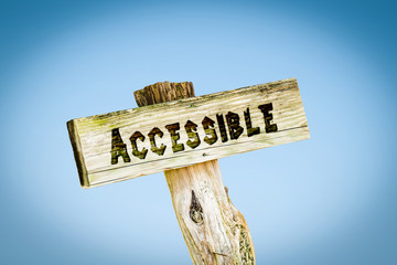 Street Sign to Accessible